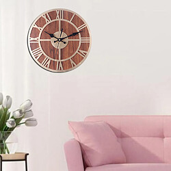 Horloge Murale Moderne Vintage 3D Chiffre Romain Maison Ornement De Chambre Or C pas cher