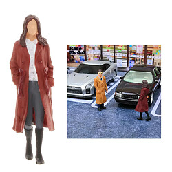 Avis 1/64 Modèle Figurines Le Réparateur Femmes Modèle De Mode Jouets Femme Rouge