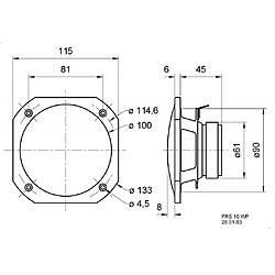 Avis Alpexe VS-FRS10WP/8W - Haut-parleur (4007540021034)