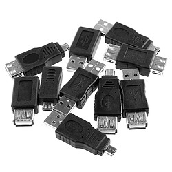 10 En 1 USB Mini Usb 2.0 Adaptateurs Mâle à Femelle F/M Convertisseur Micro