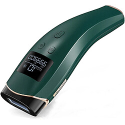 Chrono Epilateur Lumiere Pulsee 999900 Flashs avec 10 niveaux pour le corps, le visage et les jambes Epilation Laser,Vert