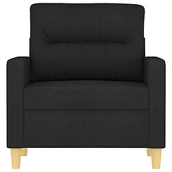 Avis Maison Chic Fauteuil relax,Chaise pour salon Noir 60 cm Tissu -MN12593