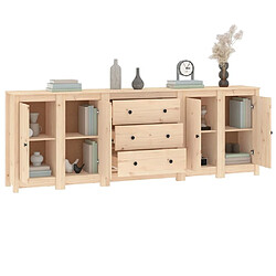 Acheter Maison Chic Commode Buffet - Meuble de rangement 230x35x80 cm Bois massif de pin -GKD41479