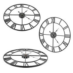 Avis Iso Trade CLOCK Horloge murale à chiffres romains style industriel Ø 47 cm