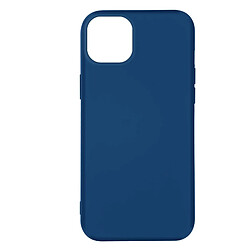 Avizar Coque iPhone 14 Plus Semi-rigide Soft-touch Fine bleu