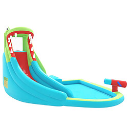 Acheter Happy Hop Toboggan à eau gonflable avec piscine 356x300x230 cm PVC