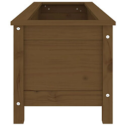 Acheter vidaXL Lit surélevé de jardin brun miel 119,5x40x39 cm bois pin massif