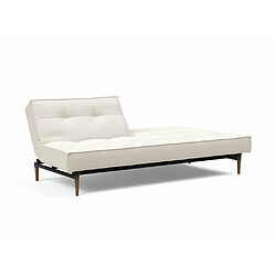 Avis Inside 75 INNOVATION LIVING Canape SPLITBACK STYLETTO convertible lit 115*210 cm piétement noyer Tissu Bouclé Off White