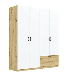 Abiks Meble Armoire Ivo 2D avec portes battantes