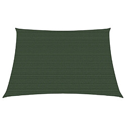 ComfortXL Voile D'ombrage 160 G/m² Vert Foncé 3/4x3 M Pehd