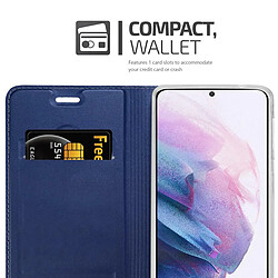 Cadorabo Coque Samsung Galaxy S21 PLUS Etui en Bleu pas cher