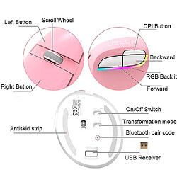 Universal Souris de jeu sans fil souris verticales ergonomiques (noir) redmiter @ pas cher