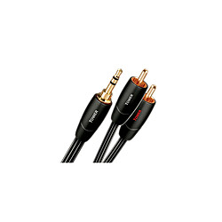 Audioquest Tower mini-jack RCA - Câble Mini-jack 3,5 mm vers RCA de 2 m