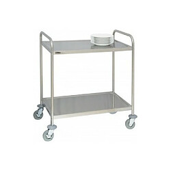 Chariot de Service en Inox 2 plateaux - Casselin