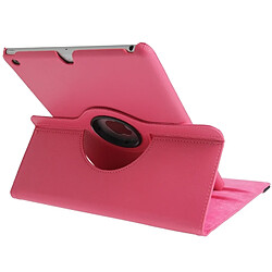 Wewoo Smart Cover Magenta pour iPad Air 360 degrés de rotation litchi texture étui en cuir avec 3 supports d'engrenages et de veille / fonction de réveil pas cher