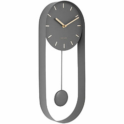 Avis Horloge en métal Pendulum Charm Gris - Karlsson