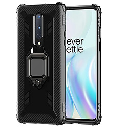 Coque en TPU résistant aux chutes avec béquille noir pour votre OnePlus 8