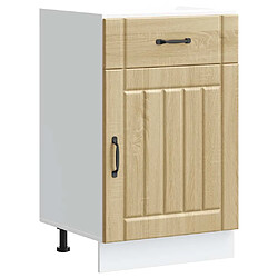 vidaXL Armoire de cuisine Lucca chêne sonoma bois ingénierie