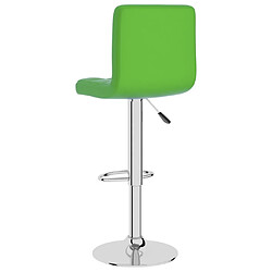 Acheter vidaXL Tabouret de bar Vert Similicuir