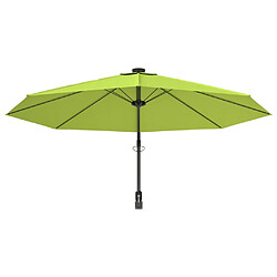 Avis Helloshop26 Parasol mural d'extérieur 290 cm vert 02_0008700