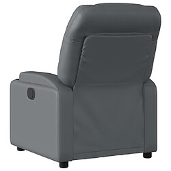 Avis vidaXL Fauteuil inclinable électrique Gris Similicuir