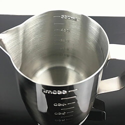 Avis Tasse De Guirlande De Pot De Mousse De Lait De Café D'acier Inoxydable Avec La Tasse De Balance 600ml