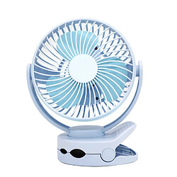 Mini Ventilateur de Bureau Rotation à 360 Degrés 4 Vitesses Charge Rapide Portable Adapté aux Bureaux de Voiture de Poussette de Bébé