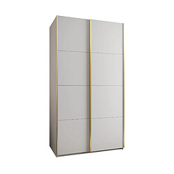 Abiks Meble Armoire à portes battantes Lux 1 245,5/130/64 2 portes