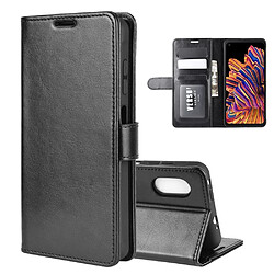 Etui en PU Cheval fou noir pour votre Samsung Galaxy Xcover Pro