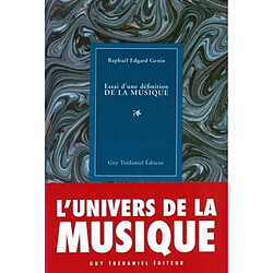 Essai d'une définition de la musique - Occasion