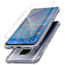 Avizar Pack Protection Xiaomi Mi 10T Lite Coque Souple + Verre Trempé Transparent