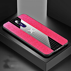 Wewoo Coque Souple Pour OPPO A9 XINLI tissu de couture Shieldproof TPU Housse de protection Rouge