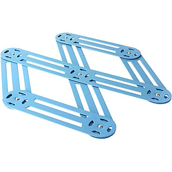 Roger Orfèvre Dessous de plat extensible 6 branches Bleu.