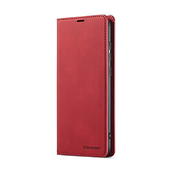 Etui en PU auto-absorbé rouge pour votre Samsung Galaxy A11