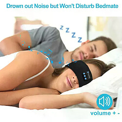 Casque d'écoute sans fil Bluetooth, bandeau de sport élastique sur l'oreille, écouteurs, musique, masque pour les yeux de sommeil, écouteurs sans fil pas cher