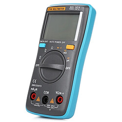 Acheter Wewoo Voltmètre ZT98 CAT III 600 V multimètre numérique portable 2000 compte rétro-éclairage AC / DC tension testeur mètres avec écran LCD et titulaire