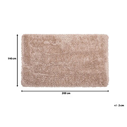 Beliani Tapis beige 140 x 200 cm CIDE