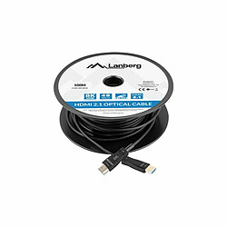 Câble HDMI Lanberg CA-HDMI-30FB-1000-BK Noir 100 m