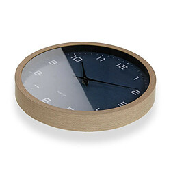 Horloge Murale Versa Bleu Bois 4,2 x 30 x 30 cm