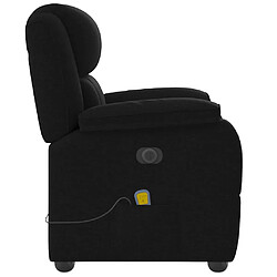 Acheter vidaXL Fauteuil de massage inclinable électrique Noir Tissu