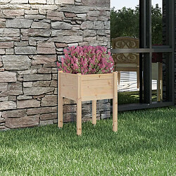 Maison Chic Jardinière,Bac à fleurs - pot de fleur d'extérieur 50x50x70 cm bois de pin massif -GKD84823