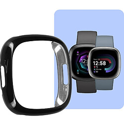 Acheter Avizar Protection Noire avec Film Ecran pour Fitbit Versa 4 et Fitbit Sense 2