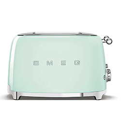 Grille-pains 4 fentes 950w vert d'eau - tsf03pgeu - SMEG