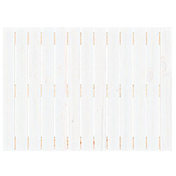 Avis vidaXL Tête de lit murale Blanc 82,5x3x60 cm Bois massif de pin