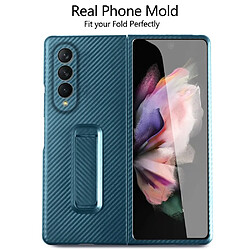 Coque en TPU + PU anti-rayures, coin renforcé hybride, antichoc vert pour votre Samsung Galaxy Z Fold3 5G