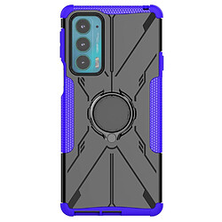 Coque en TPU anti-rayures avec béquille pour votre Motorola Edge 20 - violet