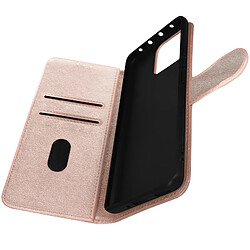 Avizar Housse pour Xiaomi 13 portefeuille rangement carte support vidéo rose