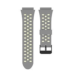 Acheter Bracelet En Silicone Pour Le Remplacement De Montre Intelligente 1 De Bushnell Neo Ion, Gris + Jaune