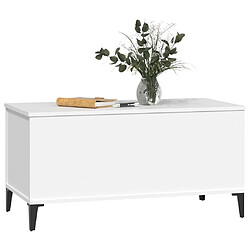 Acheter Maison Chic Tabls basse,Table Console pour salon Blanc 90x44,5x45 cm Bois d'ingénierie -MN45207