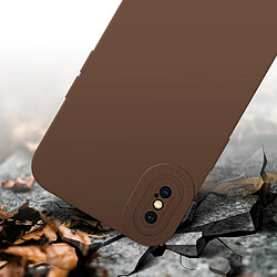 Cadorabo Coque iPhone XS MAX Etui en Marron pas cher